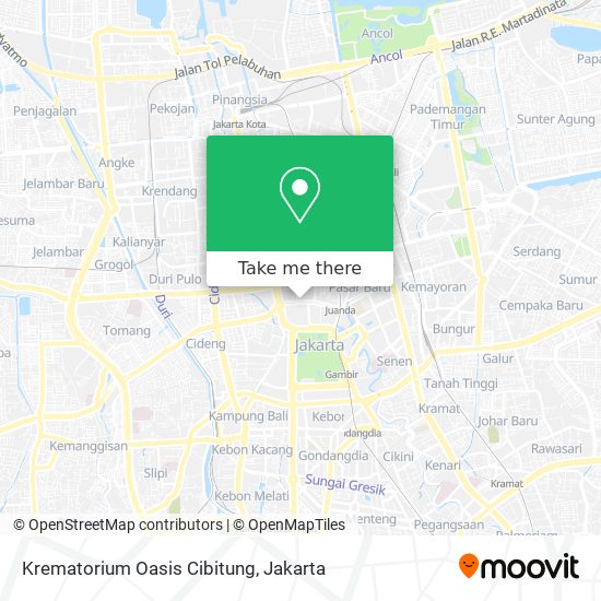 Krematorium Oasis Cibitung map