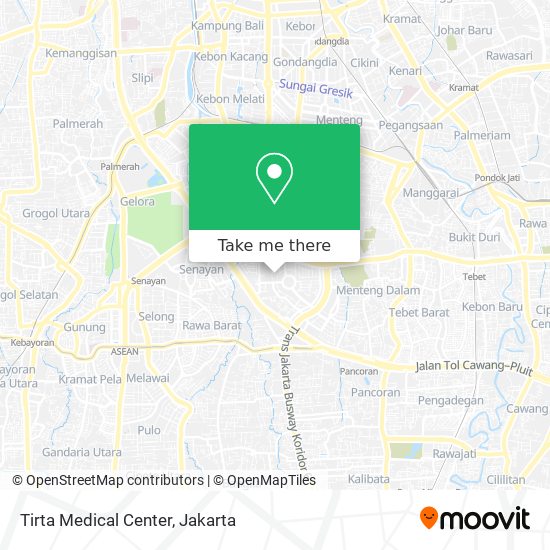 Tirta Medical Center map