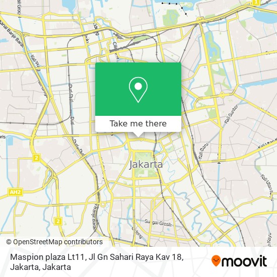Maspion plaza Lt11, Jl Gn Sahari Raya Kav 18, Jakarta map
