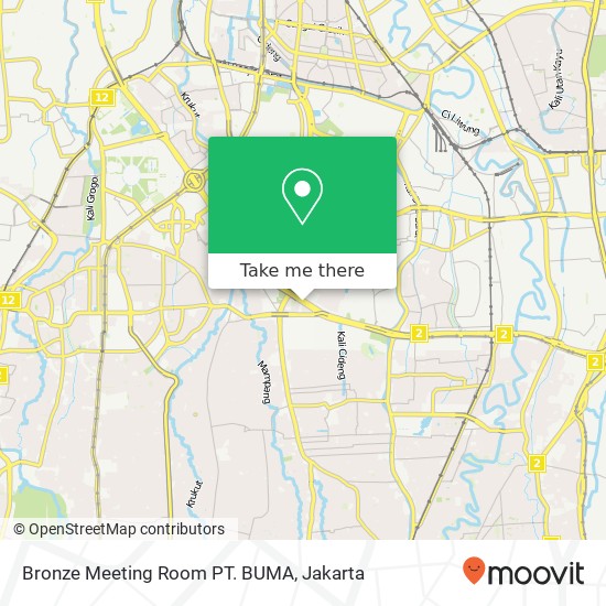 Bronze Meeting Room PT. BUMA map