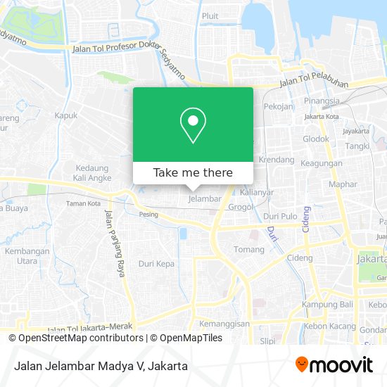 Jalan Jelambar Madya V map