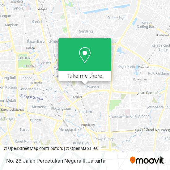 No. 23 Jalan Percetakan Negara II map