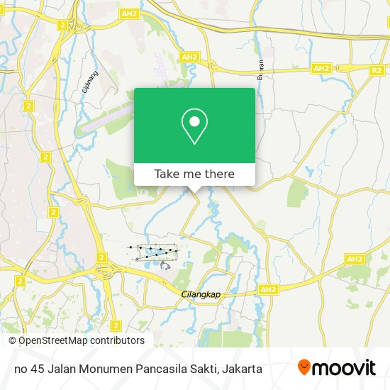 no 45 Jalan Monumen Pancasila Sakti map