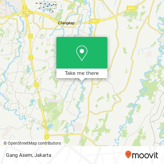 Gang Asem map