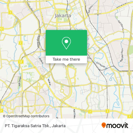 PT. Tigaraksa Satria Tbk. map
