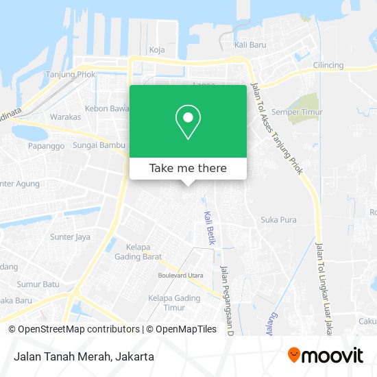 Jalan Tanah Merah map