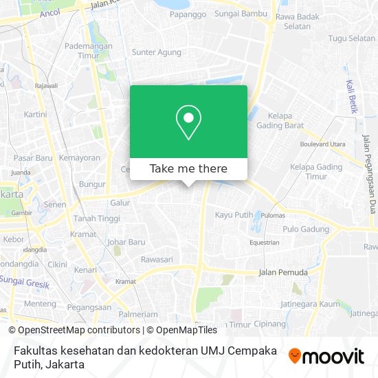 Fakultas kesehatan dan kedokteran UMJ Cempaka Putih map