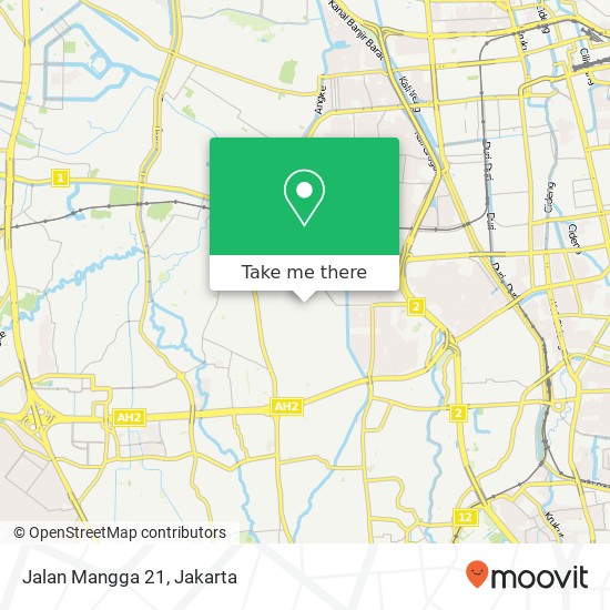 Jalan Mangga 21 map