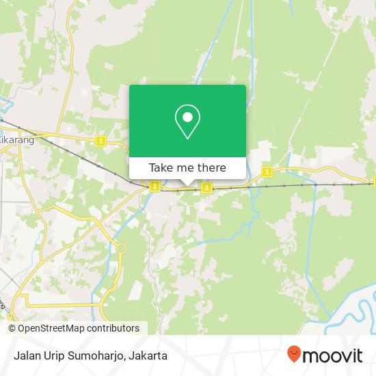 Jalan Urip Sumoharjo map