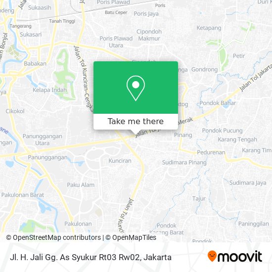 Jl. H. Jali Gg. As Syukur Rt03 Rw02 map