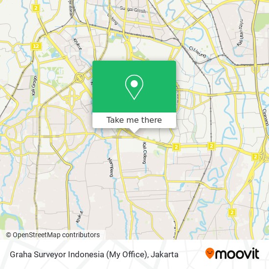 Graha Surveyor Indonesia (My Office) map