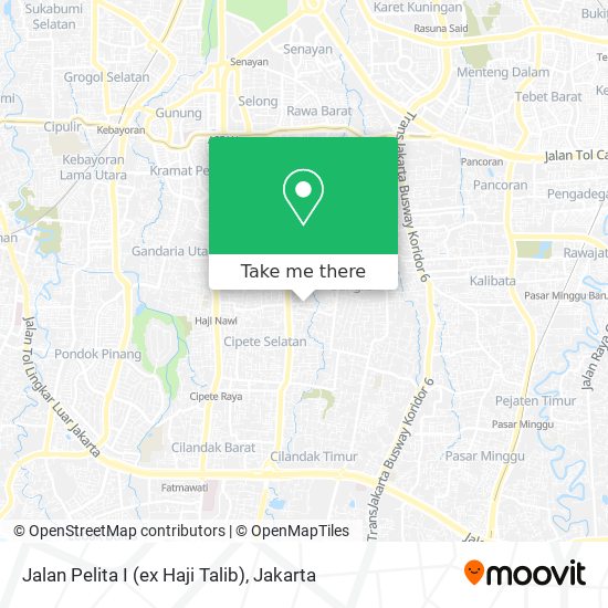 Jalan Pelita I (ex Haji Talib) map