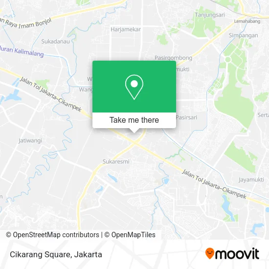 Cikarang Square map