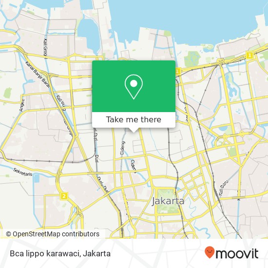 Bca lippo karawaci map