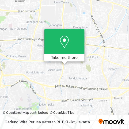 Gedung Wira Purusa Veteran RI. DKI Jkt map