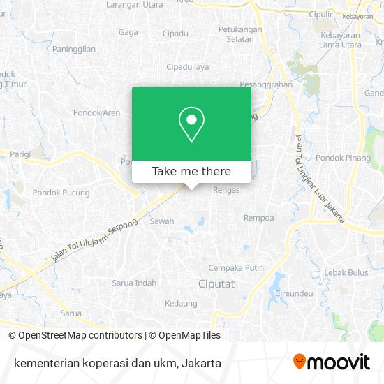 kementerian koperasi dan ukm map