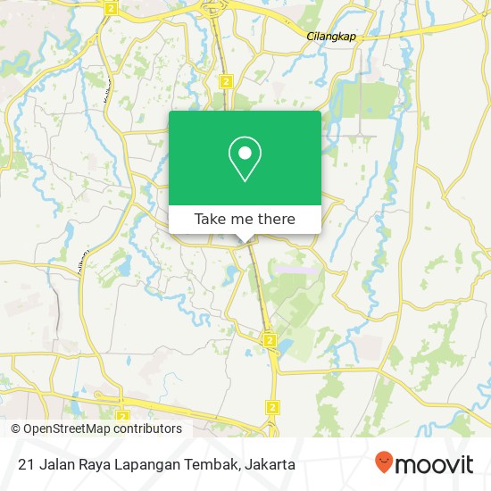 21 Jalan Raya Lapangan Tembak map