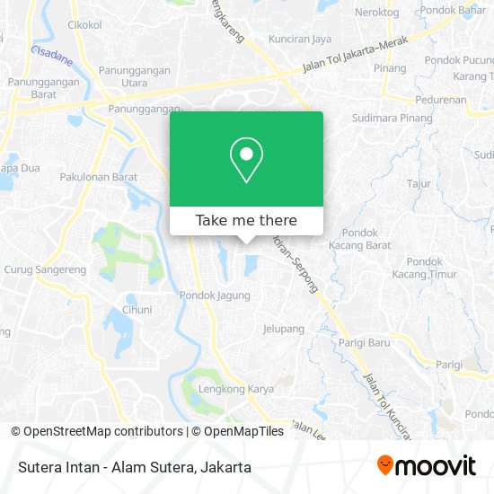 Sutera Intan - Alam Sutera map