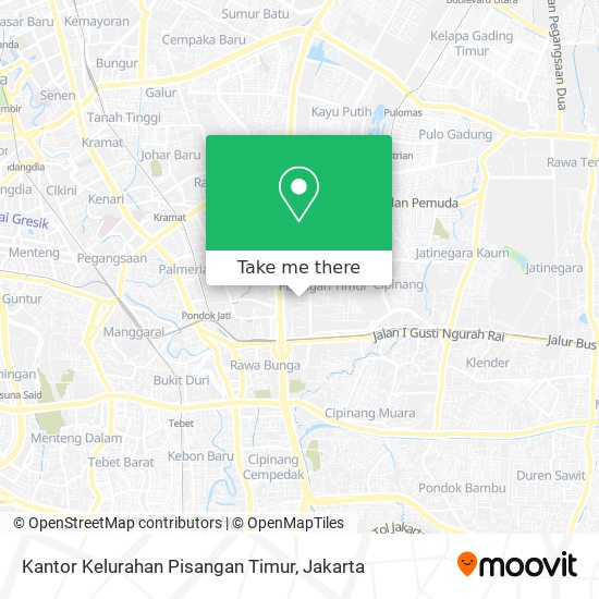 Kantor Kelurahan Pisangan Timur map