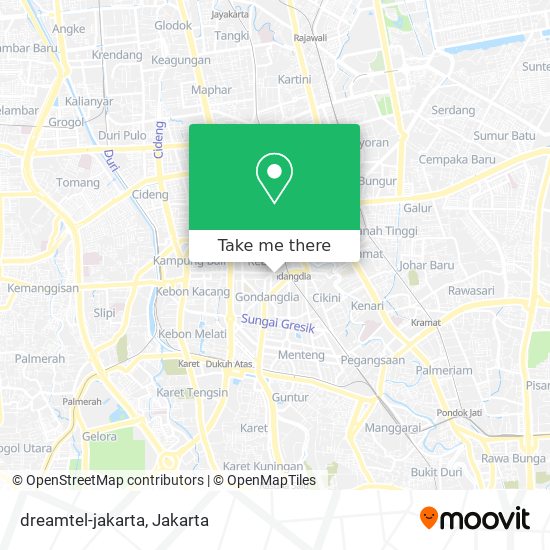 dreamtel-jakarta map