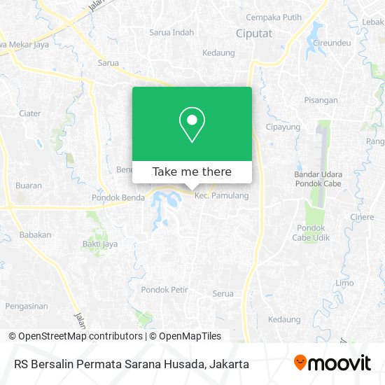 RS Bersalin Permata Sarana Husada map