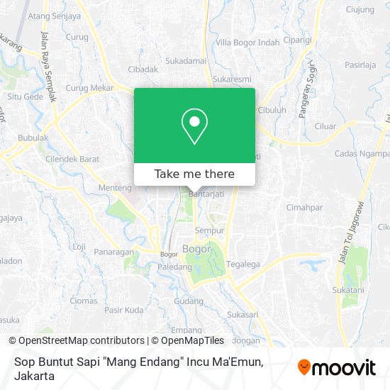 Sop Buntut Sapi "Mang Endang" Incu Ma'Emun map