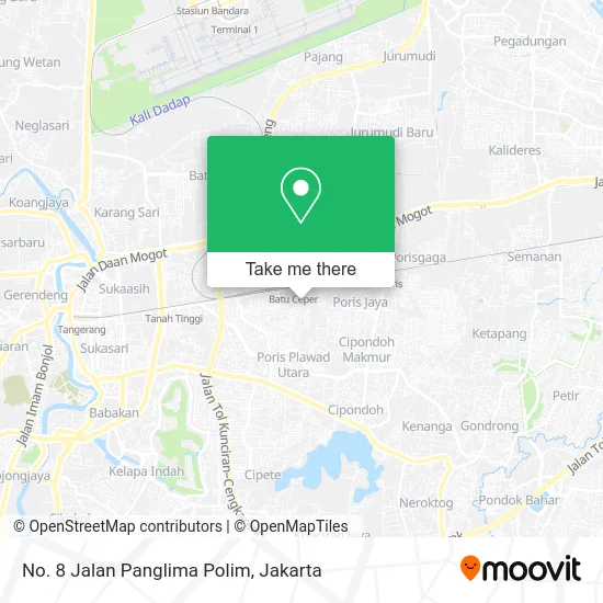 No. 8 Jalan Panglima Polim map