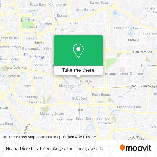 Graha Direktorat Zeni Angkatan Darat map