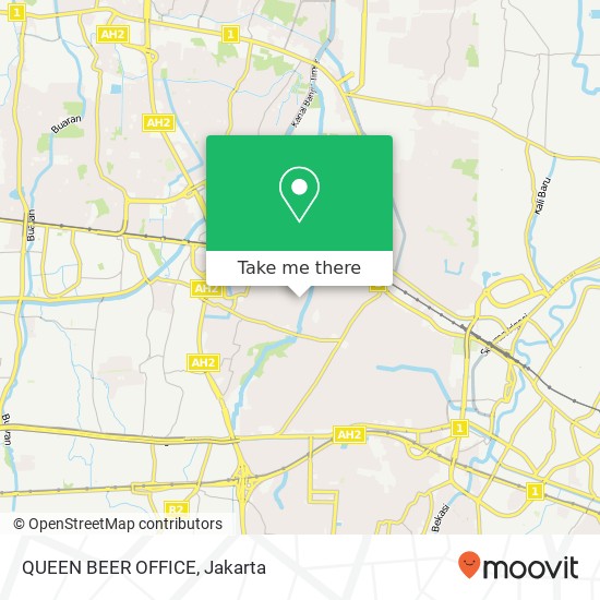 QUEEN BEER OFFICE map