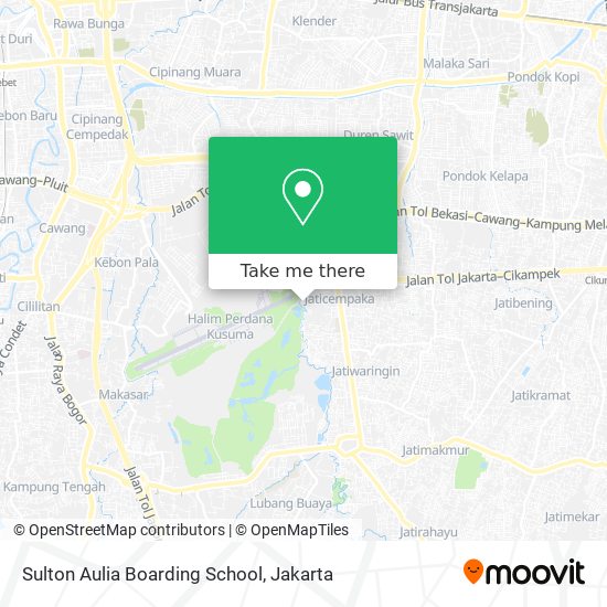 Sulton Aulia Boarding School map