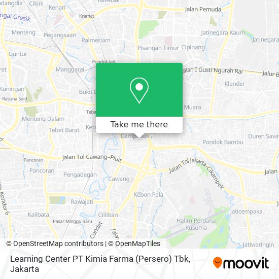 Learning Center PT Kimia Farma (Persero) Tbk map