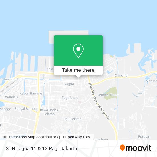 SDN Lagoa 11 & 12 Pagi map