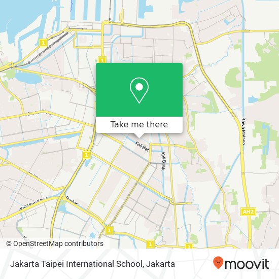Jakarta Taipei International School map