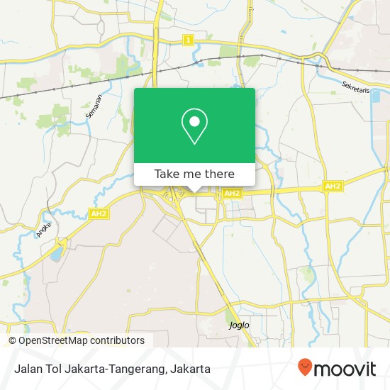 Jalan Tol Jakarta-Tangerang map