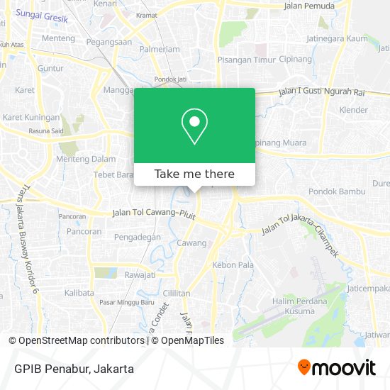 GPIB Penabur map