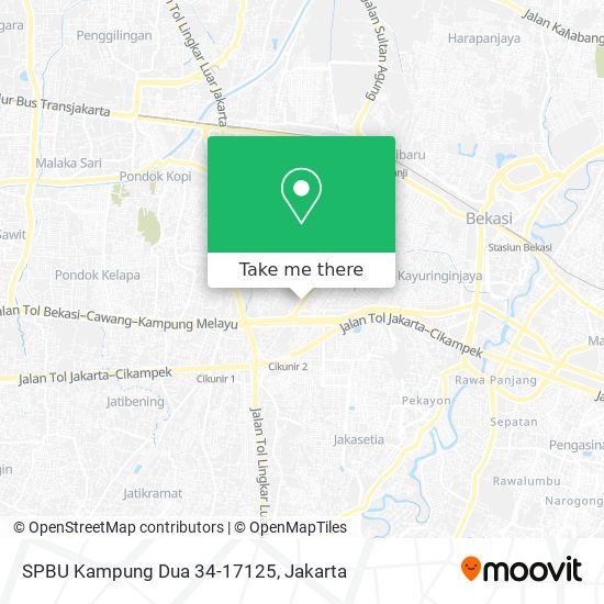 SPBU Kampung Dua 34-17125 map