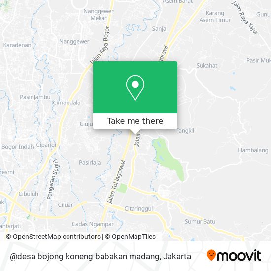 @desa bojong koneng babakan madang map