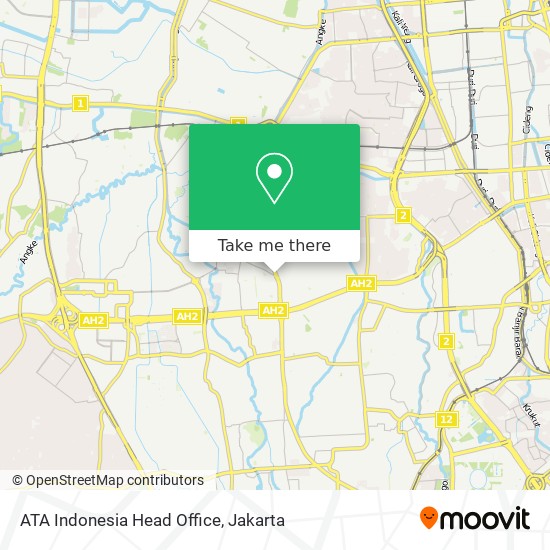 ATA Indonesia Head Office map