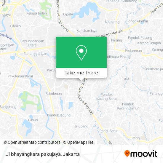 Jl bhayangkara pakujaya map