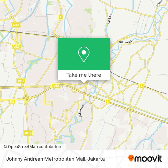 Johnny Andrean Metropolitan Mall map