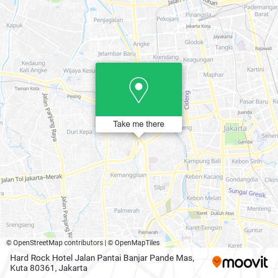 Hard Rock Hotel Jalan Pantai Banjar Pande Mas, Kuta 80361 map