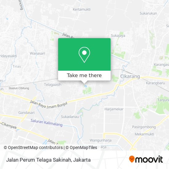 Jalan Perum Telaga Sakinah map