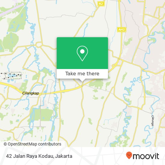 42 Jalan Raya Kodau map