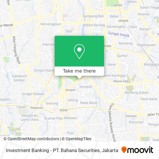 Investment Banking - PT. Bahana Securities map