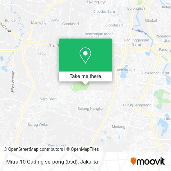 Mitra 10 Gading serpong (bsd) map