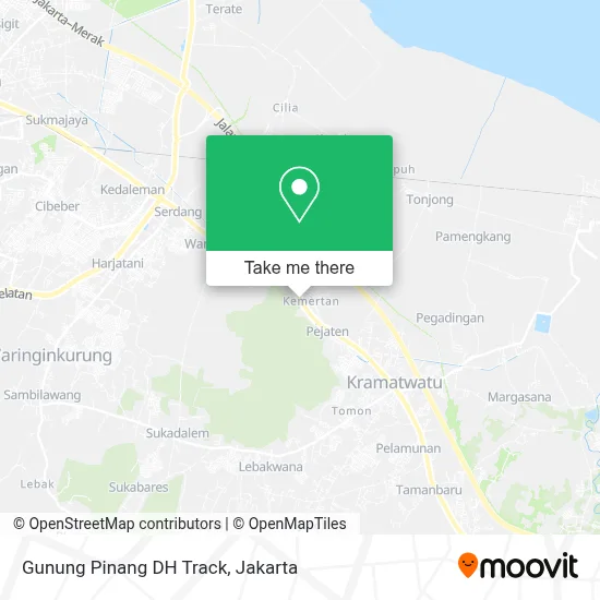Gunung Pinang DH Track map