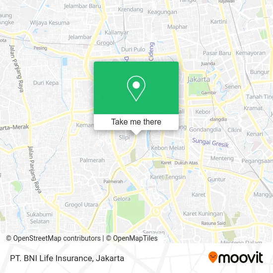 PT. BNI Life Insurance map