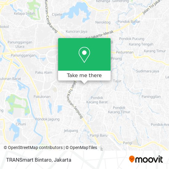TRANSmart Bintaro map