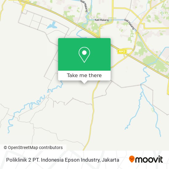 Poliklinik 2 PT. Indonesia Epson Industry map