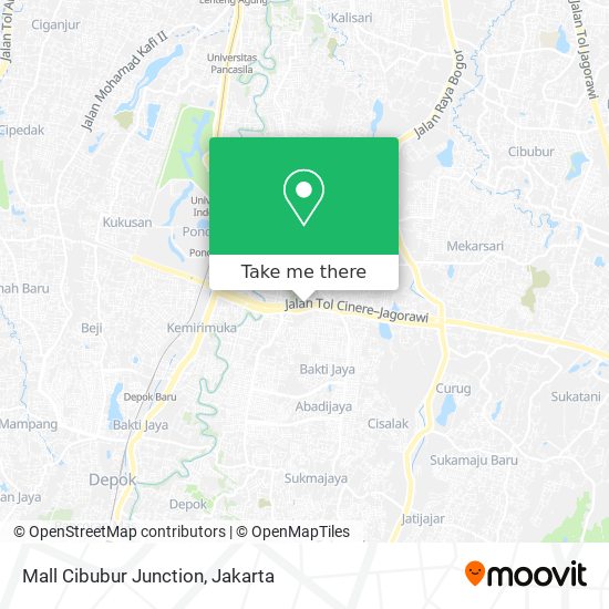 Mall Cibubur Junction map
